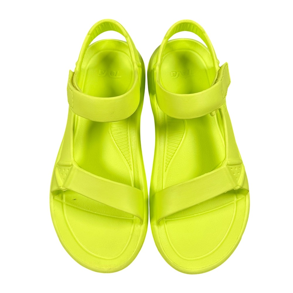 Teva Hurricane Drift Sandals Florescent Green Men's 8 Women's 10  Water-Ready‎